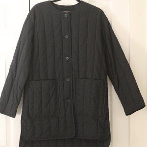 Everlane Cotton Midi Quilted Liner Jacket